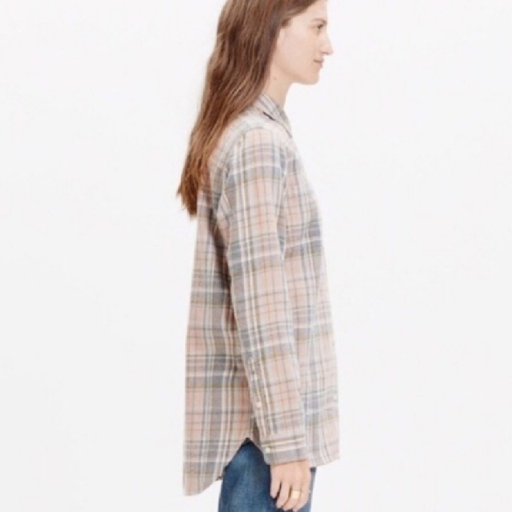 Madewell Ex-Boyfriend Flannel Shirt - Picture 3 of 8